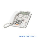 Системный телефон с 3-строчным ЖК, черный Panasonic KX-T7433RU-B