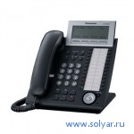 Цифровой системный телефон с 6-строчным ЖК, черный Panasonic KX-DT346RU-B