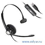PL-C610M, BlackWire C610M (PL-С610M),проводная гарнитура,USB, MOC, Lync