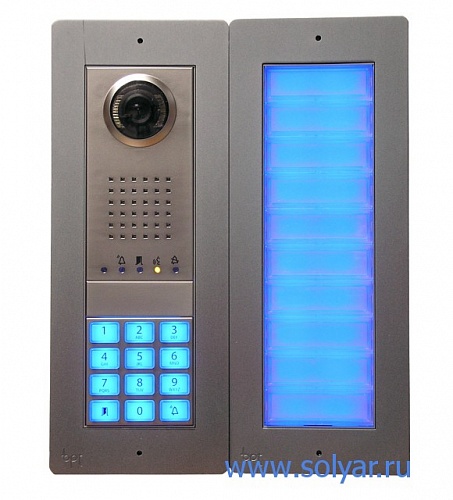 Вызывная панель THANGRAM DVC/01ME с цифровой видеокамерой, цвет металл (система new X1) арт. 62020020