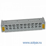 Магазин на 10 3-х полюсных разрядников (WT-1041A)