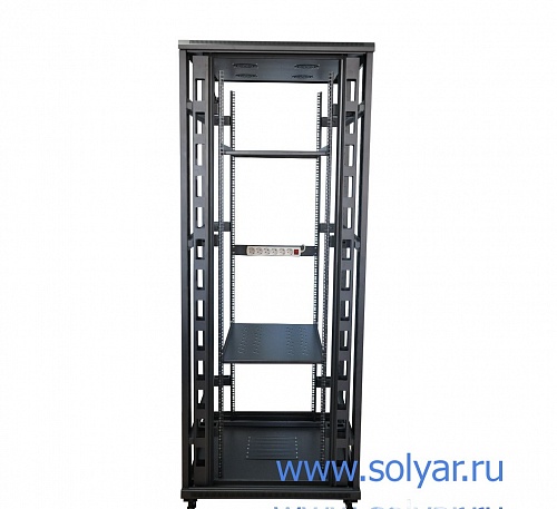 Шкаф серверный 19" 32U 600х1000мм, черный (D3260100BWT)
