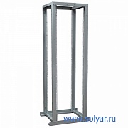 Стойка 19" двухрамная 42U, серая, БГ-СД-42U-2140х560х760-С