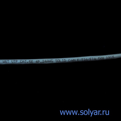 Кабель W&T SFTP-4, кат.5e, внутр (WT-2037D)
