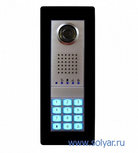 Вызывная панель THANGRAM DVC/01ME с цифровой видеокамерой, цвет металл (система new X1) арт. 62020020