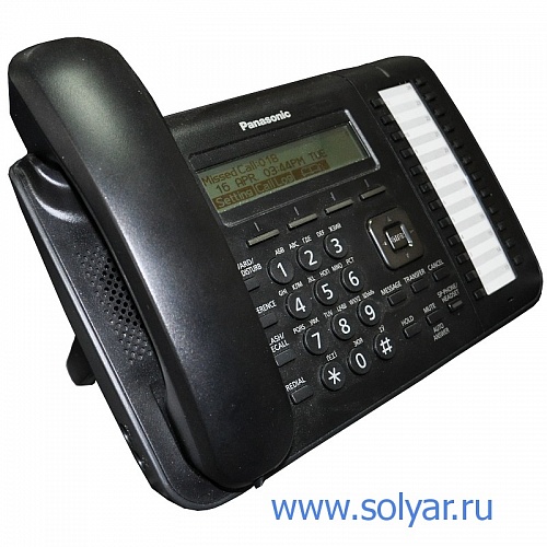 Системный телефон (IP) Panasonic KX-NT543RU-B