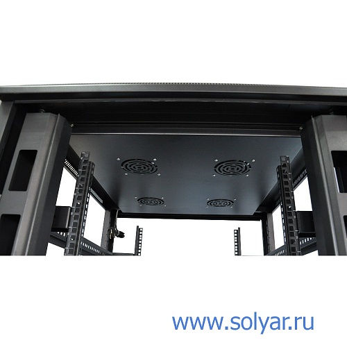 Шкаф серверный 19" 42U 600х1000мм, Черный (D4260100BWT)