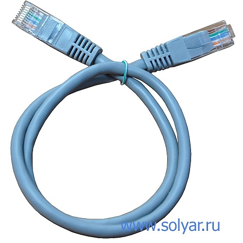 Патч-корд 0,5м, серый (WT-2038A0.5 grey)