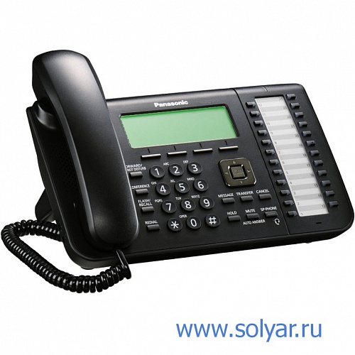 Системный телефон (IP) Panasonic KX-NT546RU-B