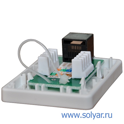 Розетка 1хRJ-45 8P8C (WT-2012)